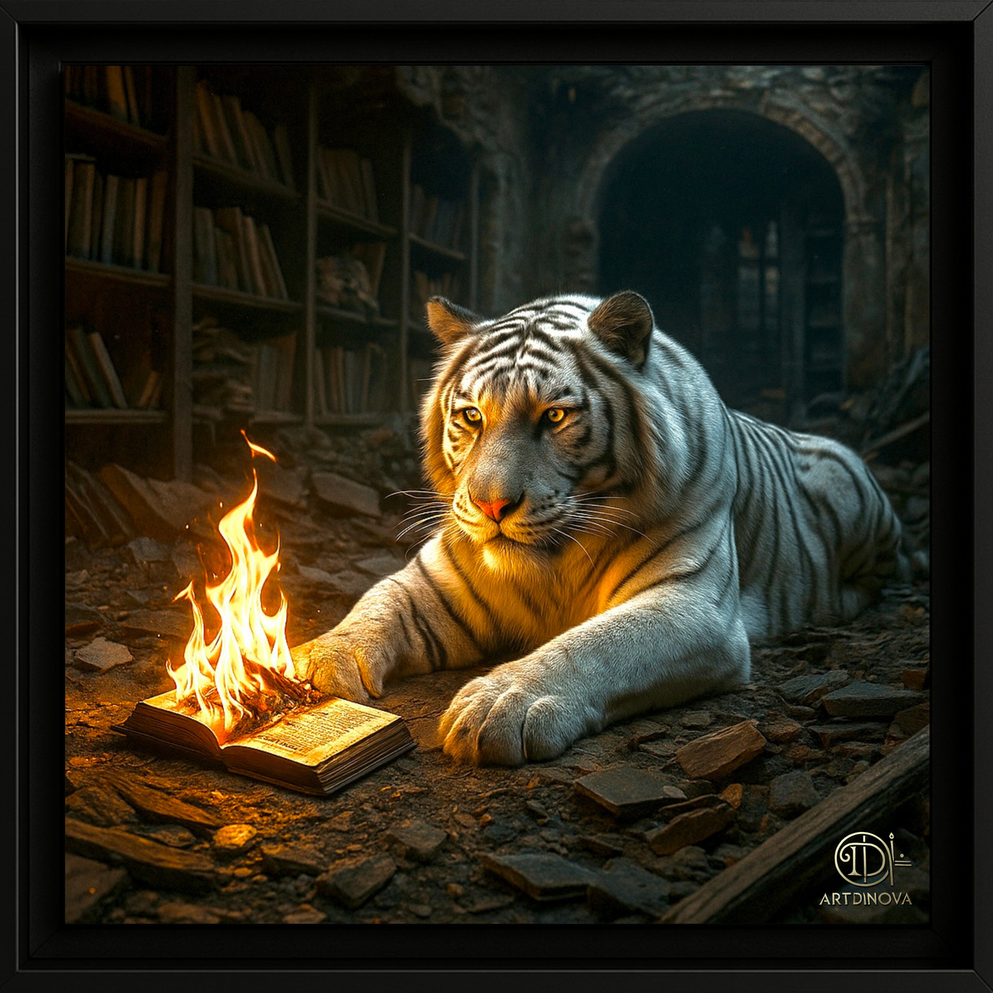 Le gardien des flammes du savoir (IMPRESSION)