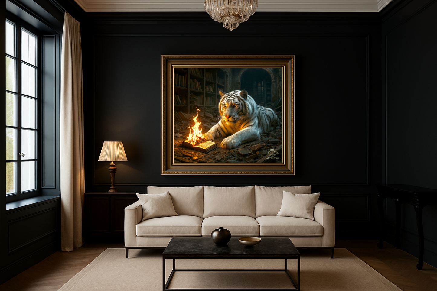 Le gardien des flammes du savoir (IMPRESSION)